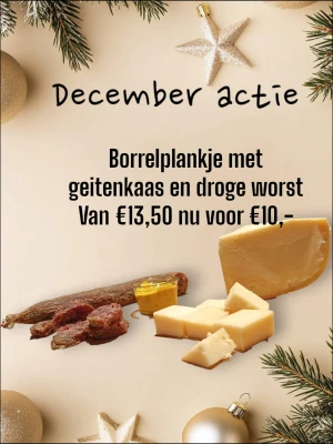 Productfoto Droge worst + geitenkaas