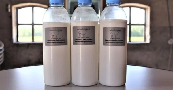 Productfoto Verse geitenmelk 1liter