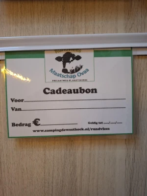 Productfoto Cadeaubon rundvlees