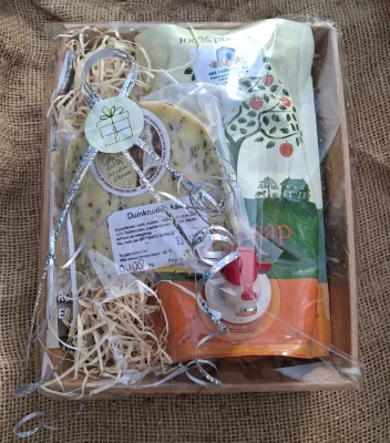 Productfoto Cadeaupakketje kaas & appelsap