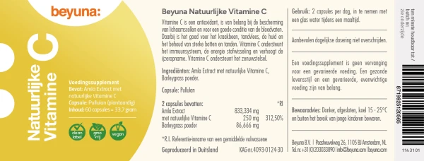 Productfoto Natuurlijke Vitamine C
