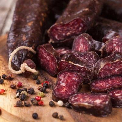 Productfoto Droge worst – peper