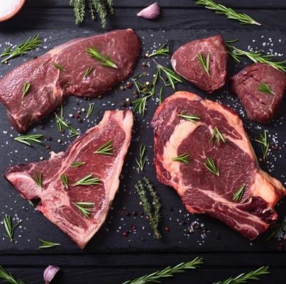 Productfoto BBQ vleespakket ‘Grillmaster Special’ met steaks