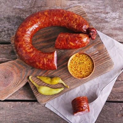 Productfoto Runderrookworst (koud gerookt)