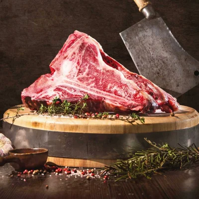Productfoto T-bone steak, extra gerijpt