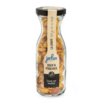 Productfoto Jan Bax Pindaflesje Boer'n mix