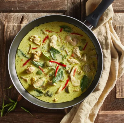 Productfoto Groene Curry van Rudolf Brand, PITTIG
