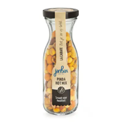 Productfoto Jan Bax Pindaflesje Hot mix+
