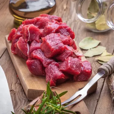 Productfoto Poulet, gesneden stoofvlees