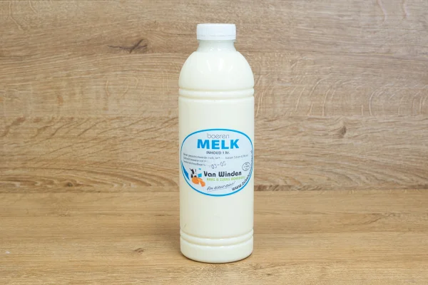 Productfoto Plastic fles volle melk