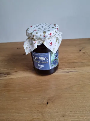 Productfoto Blauwe bessen jam 370ml.