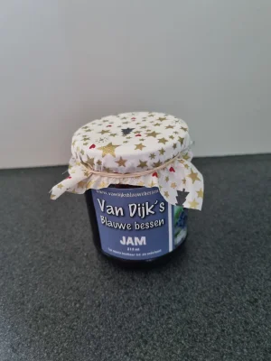 Productfoto Blauwe bessen jam 212ml.