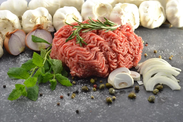 Productfoto Half om gehakt - 200 gram