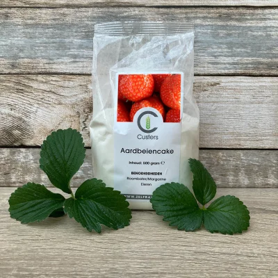 Productfoto Cakemix aardbei Custers