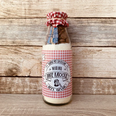 Productfoto Cadeauflessen: "Veel geluk" van Tante Katootje