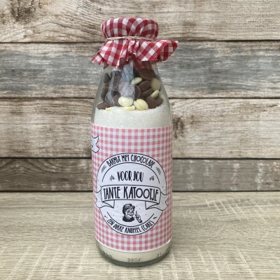 Productfoto Cadeaufles: "Dikke knuffel"