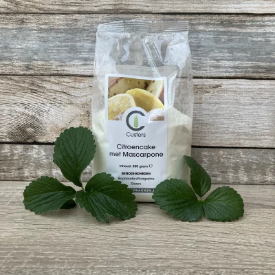 Productfoto Cakemix citroen met marcarpone van Custers