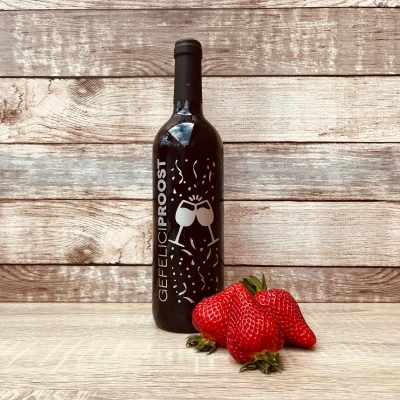 Productfoto Rode wijn: "GefeliciPROOST"