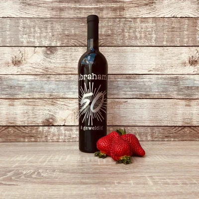 Productfoto Rode wijn: "50, Abraham"