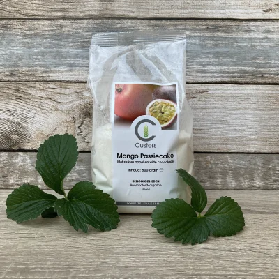 Productfoto Mango passie cakemix met appel en witte chocolade