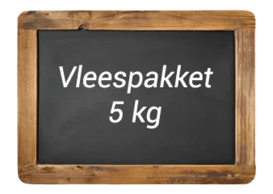 Productfoto Vleespakket varken, 5 kg,