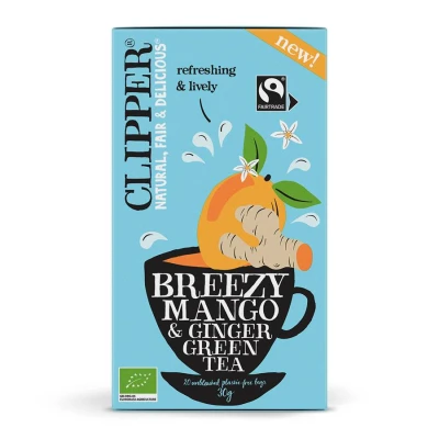 Productfoto Clipper Breezy Mango & Ginger Green Tea