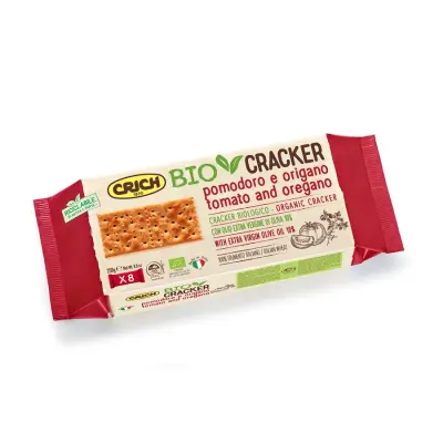 Productfoto CRACKERS MET TOMATEN EN OREGANO 250 gram