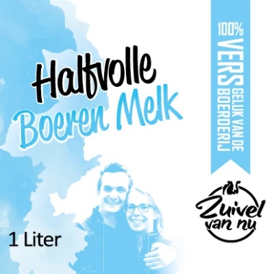 Productfoto Halfvolle boeren melk