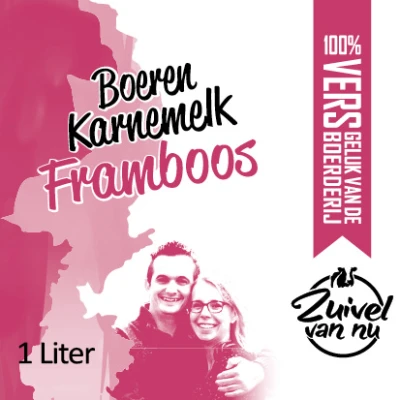 Productfoto Boeren Karnemelk - Framboos