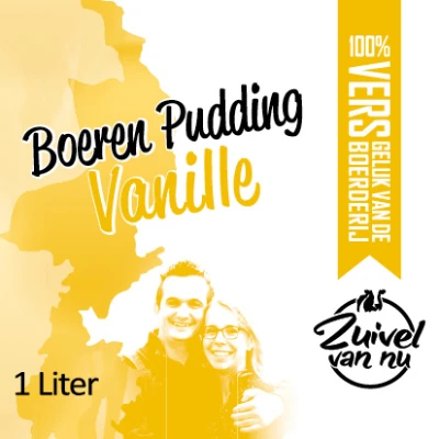 Productfoto Boeren Vanille Pudding, 500 ml