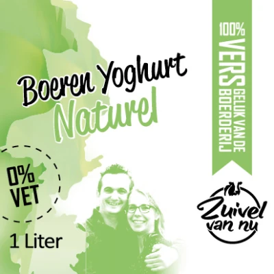 Productfoto Boeren Yoghurt - Naturel, 0% vet