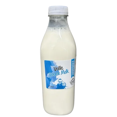 Productfoto Volle boeren melk, 1 Liter