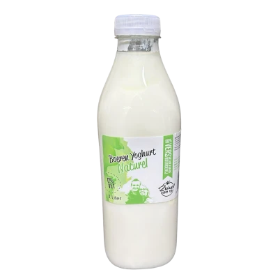 Productfoto Boeren yoghurt - Naturel 0% vet, 1 liter