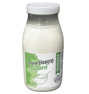 Productfoto Boeren Hangop Naturel, 500 ml
