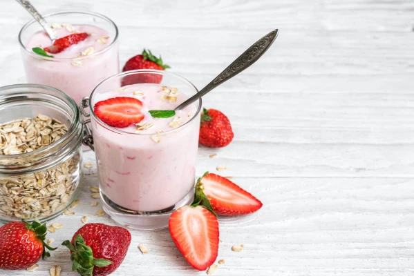 Productfoto Allerlei smaken yoghurt